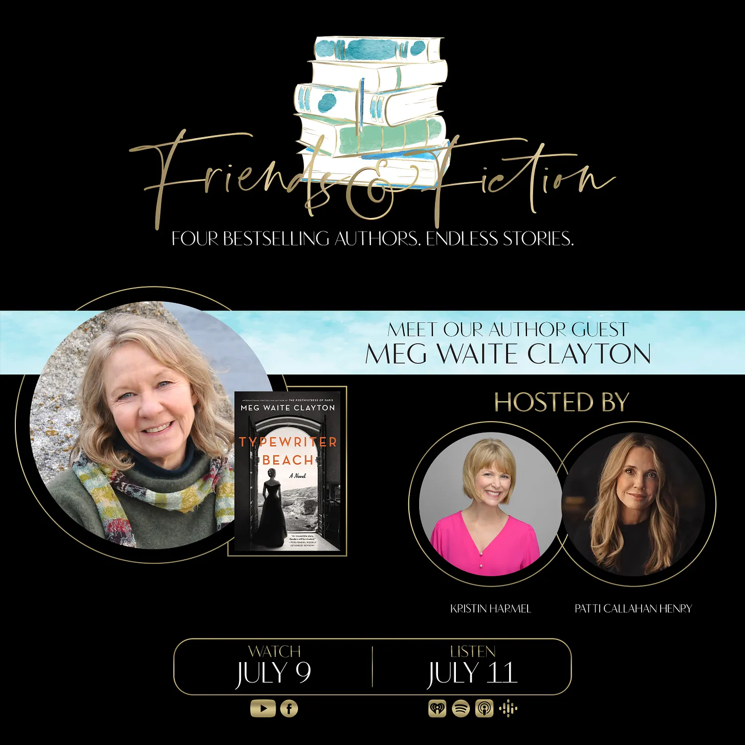 Meet Meg Waite Clayton TONIGHT!
