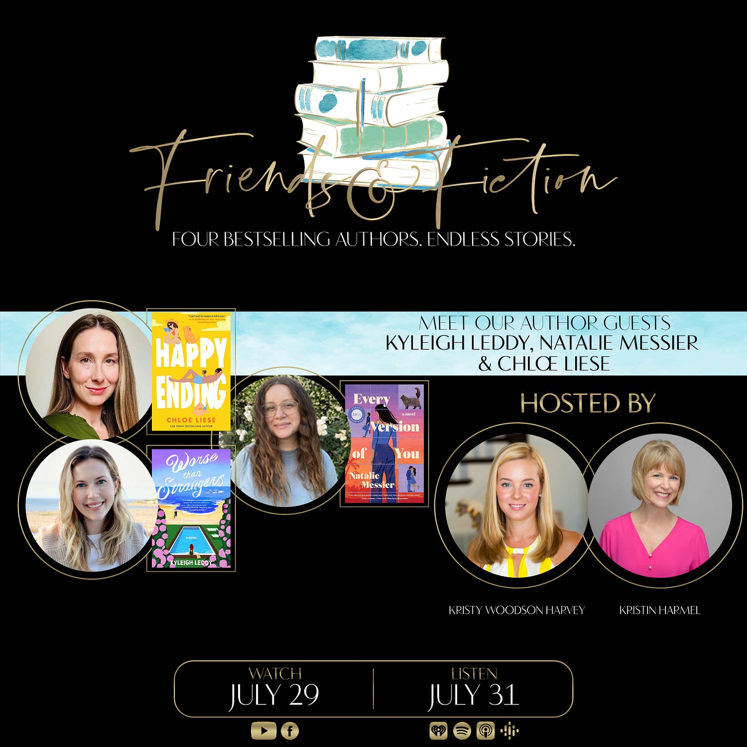 Friends & Fiction: Episode 331 – Natalie Messier, Kyleigh Leddy & Chloe Liese