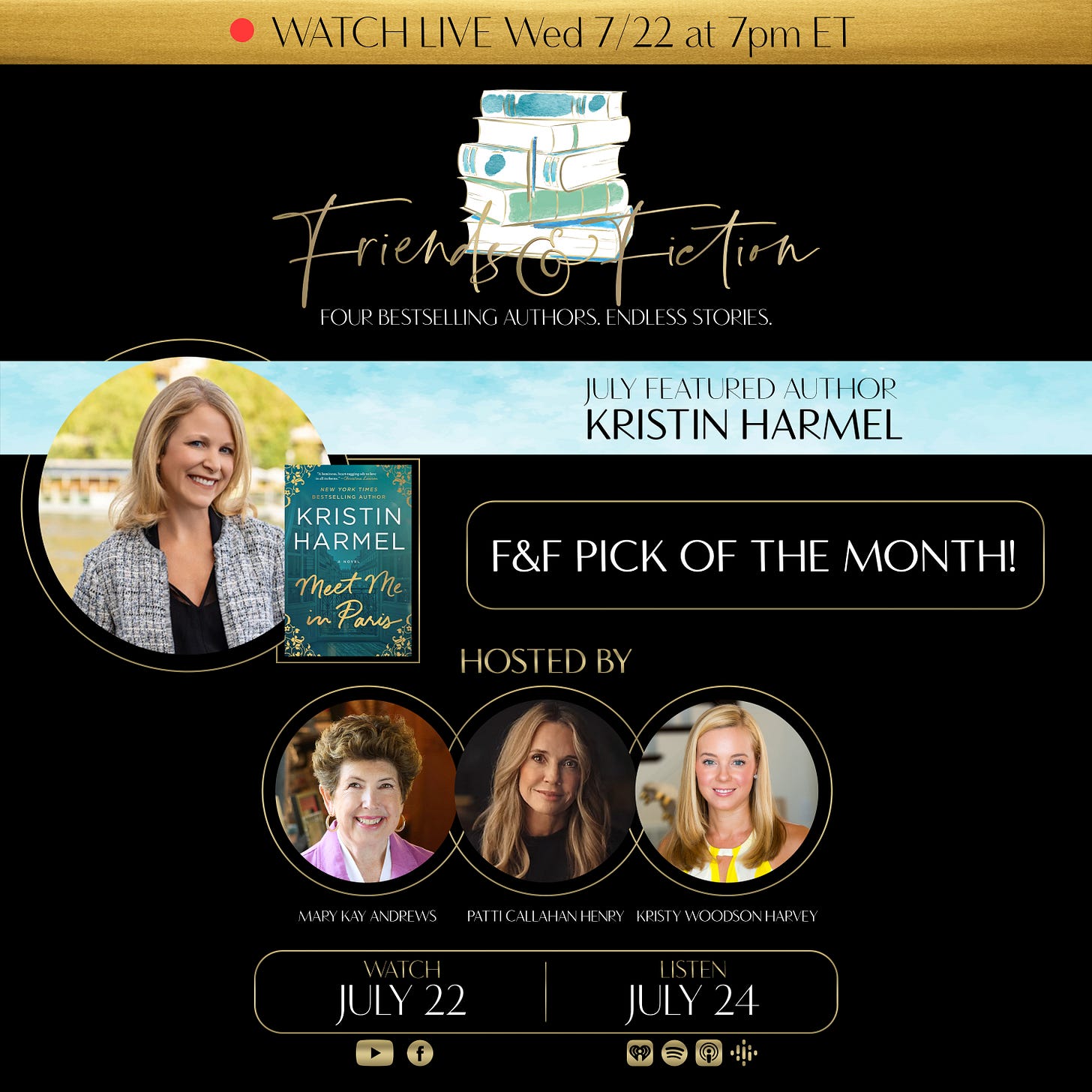 Celebrating Meet Me In Paris LIVE with Kristin Harmel