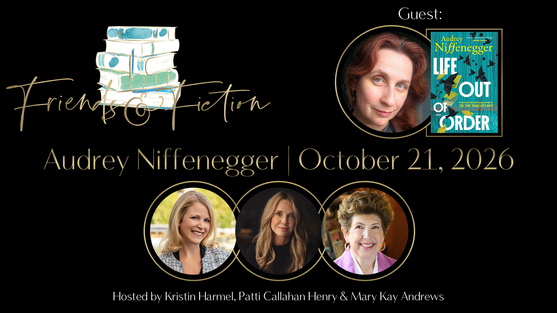 Friends & Fiction: Episode 343 – Audrey Niffenegger